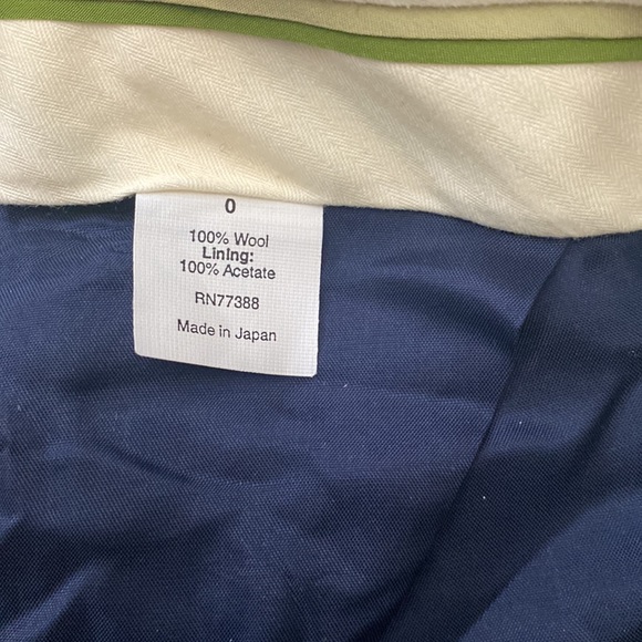 J Crew Favourite Pants Wool Navy Blue Full Length Flare Pants Career Office - Picture 7 of 7